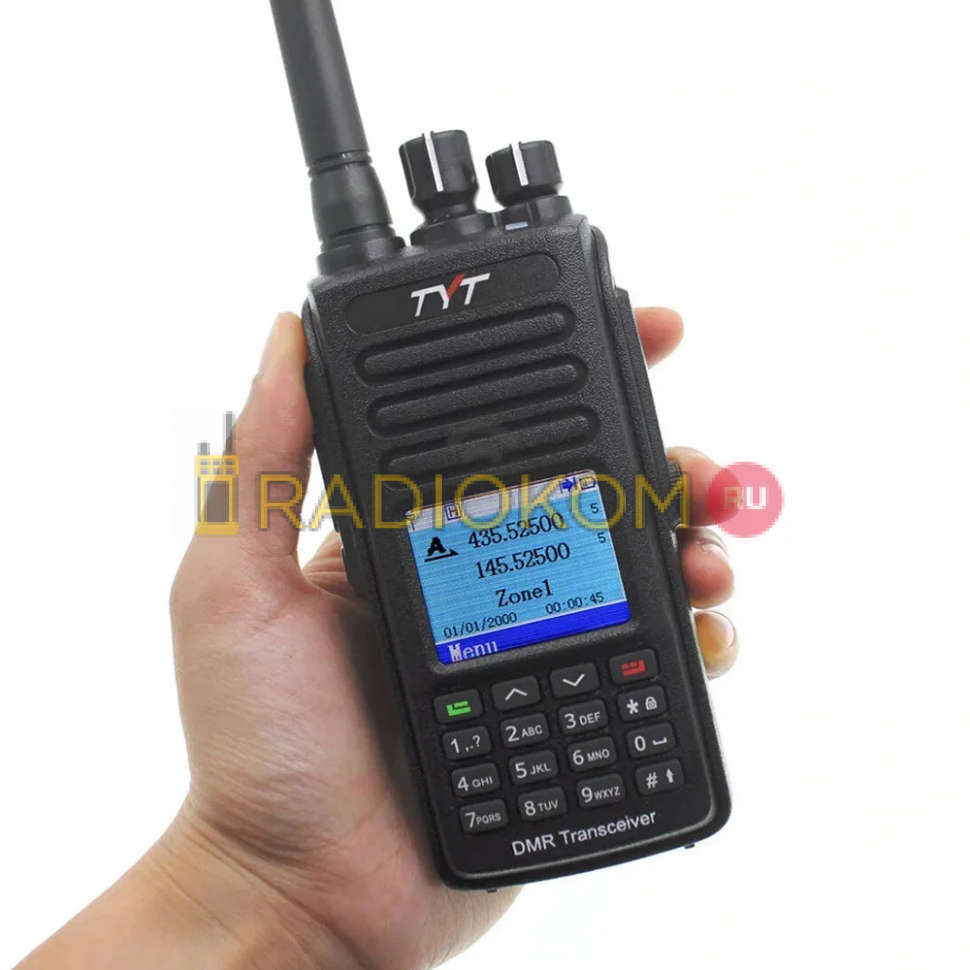 Радиостанция цифровая TYT MD-UV390 DMR AES 256 без Type-С 5 Вт